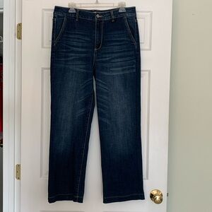 KanCan Dark Denim Wide Leg Jeans Sz 13